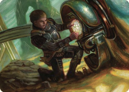 Urza, Powerstone Prodigy Art Card [The Brothers' War Art Series] | Exor Games New Glasgow