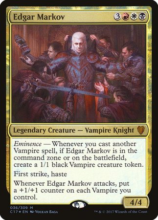 Edgar Markov [Commander 2017] | Exor Games New Glasgow