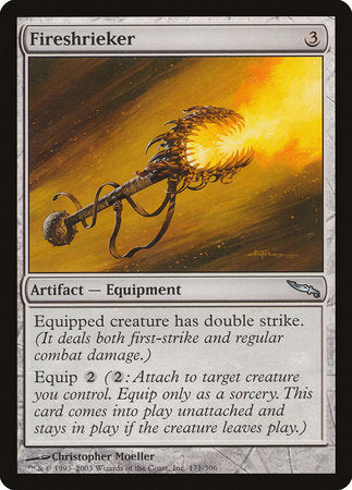 Fireshrieker [Mirrodin] | Exor Games New Glasgow