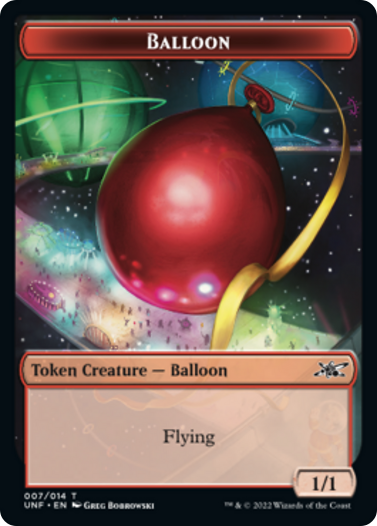 Squirrel // Balloon Double-sided Token [Unfinity Tokens] | Exor Games New Glasgow