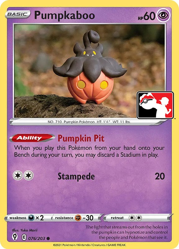 Pumpkaboo (076/203) [Prize Pack Series One] | Exor Games New Glasgow