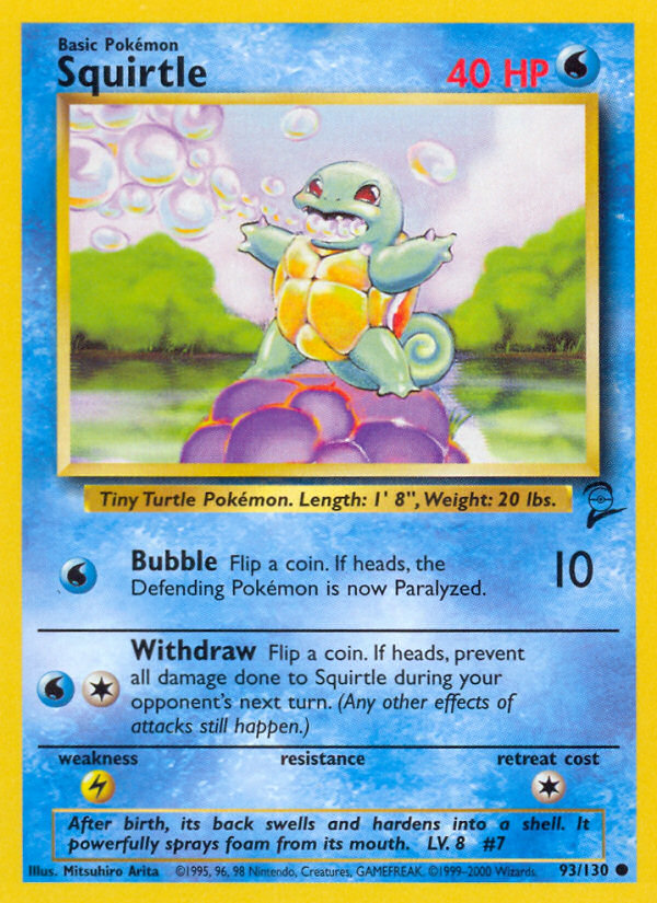 Squirtle (93/130) [Base Set 2] | Exor Games New Glasgow