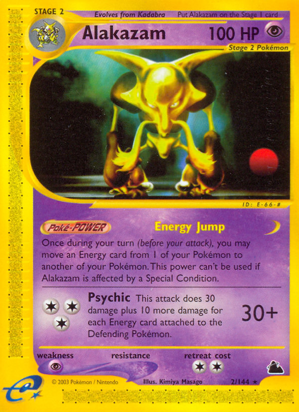 Alakazam (2/144) [Skyridge] | Exor Games New Glasgow