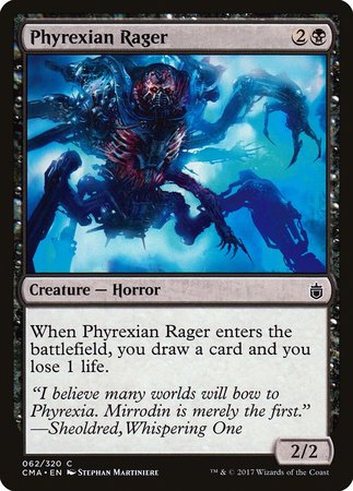 Phyrexian Rager [Commander Anthology] | Exor Games New Glasgow