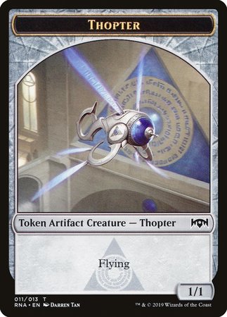 Thopter Token [Ravnica Allegiance Tokens] | Exor Games New Glasgow