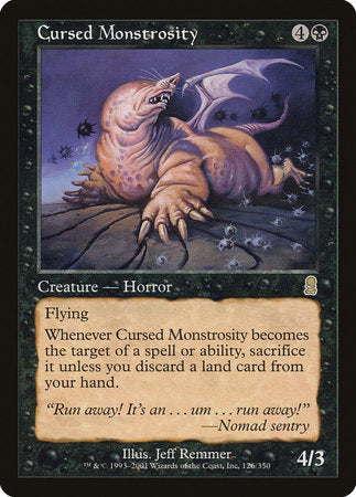 Cursed Monstrosity [Odyssey] | Exor Games New Glasgow