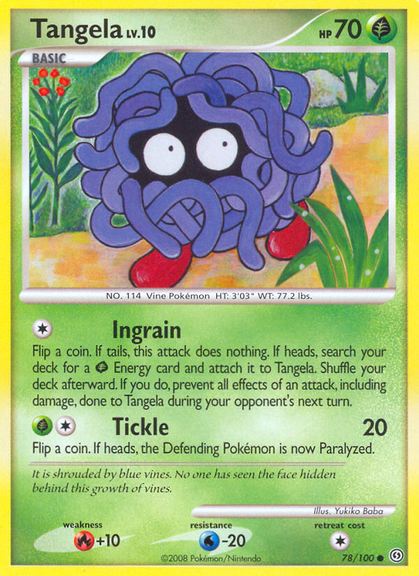 Tangela (78/100) [Diamond & Pearl: Stormfront] | Exor Games New Glasgow