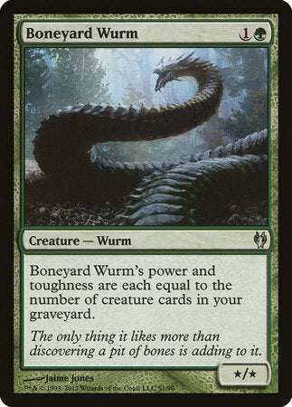 Boneyard Wurm [Duel Decks: Izzet vs. Golgari] | Exor Games New Glasgow