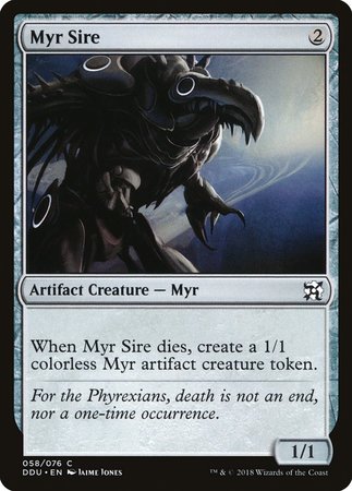 Myr Sire [Duel Decks: Elves vs. Inventors] | Exor Games New Glasgow