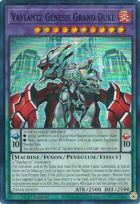 Vaylantz Genesis Grand Duke [TAMA-EN010] Super Rare | Exor Games New Glasgow