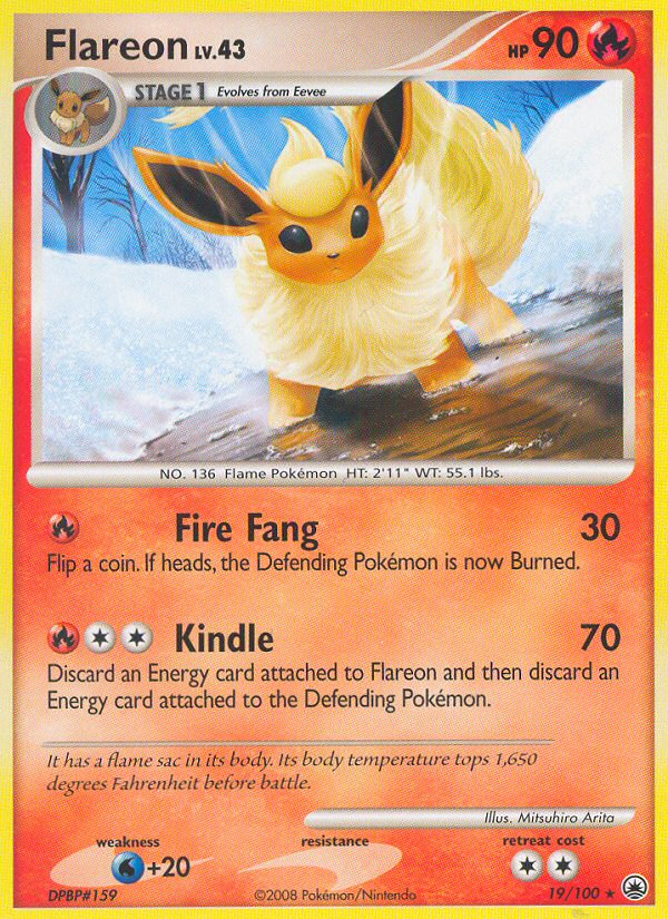 Flareon (19/100) [Diamond & Pearl: Majestic Dawn] | Exor Games New Glasgow