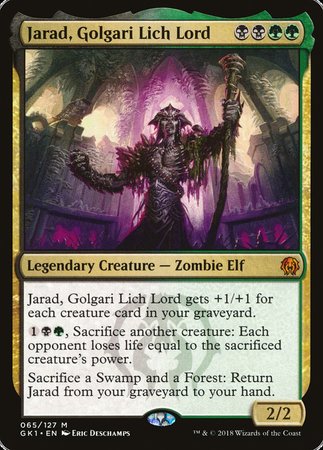 Jarad, Golgari Lich Lord [GRN Guild Kit] | Exor Games New Glasgow