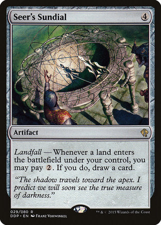 Seer's Sundial [Duel Decks: Zendikar vs. Eldrazi] | Exor Games New Glasgow