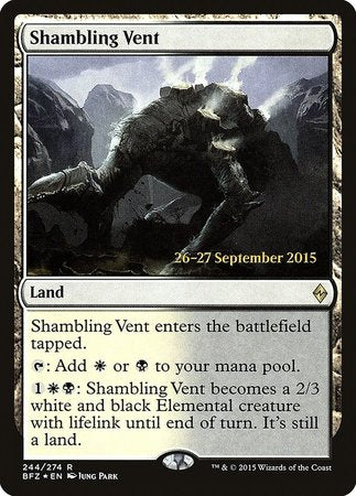 Shambling Vent [Battle for Zendikar Promos] | Exor Games New Glasgow