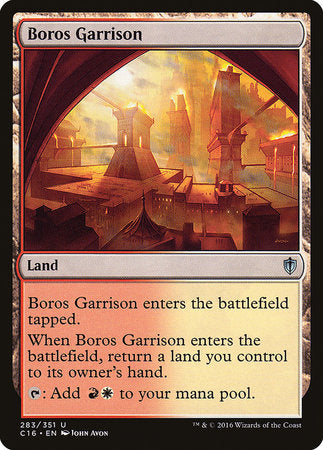 Boros Garrison [Commander 2016] | Exor Games New Glasgow