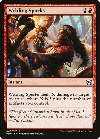 Welding Sparks [Duel Decks: Elves vs. Inventors] | Exor Games New Glasgow