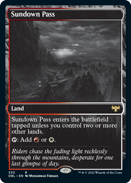 Sundown Pass [Innistrad: Double Feature] | Exor Games New Glasgow