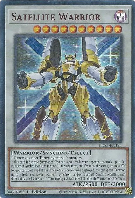 Satellite Warrior (Red) [LDS3-EN121] Ultra Rare | Exor Games New Glasgow