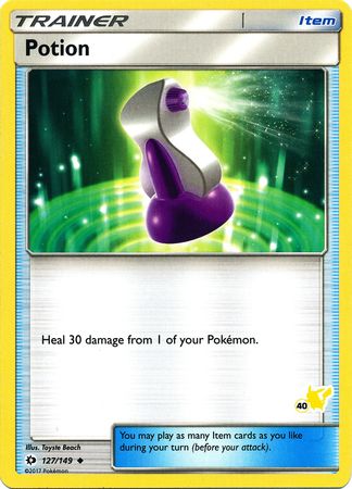 Potion (127/149) (Pikachu Stamp #40) [Battle Academy 2020] | Exor Games New Glasgow