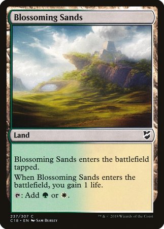 Blossoming Sands [Commander 2018] | Exor Games New Glasgow