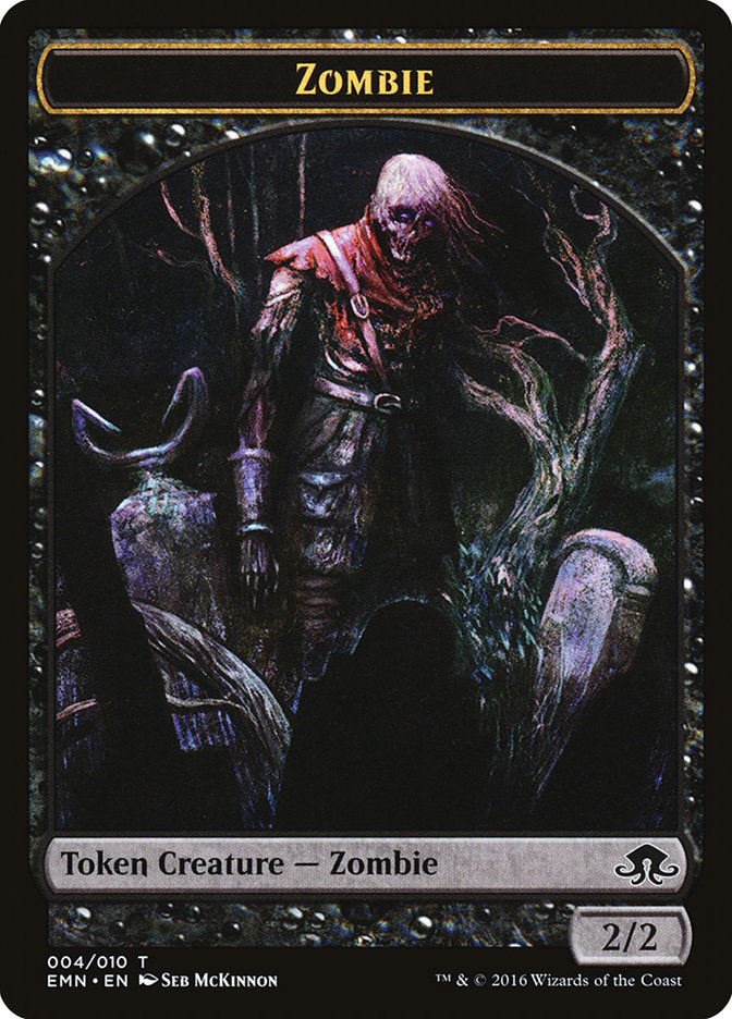 Zombie (004/010) [Eldritch Moon Tokens] | Exor Games New Glasgow