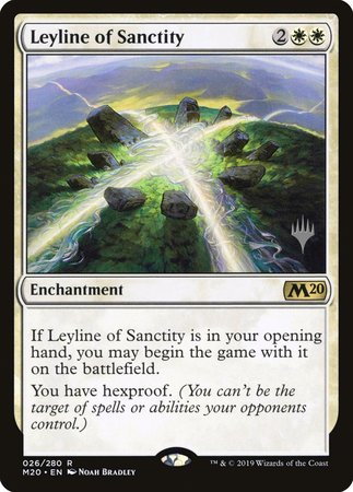 Leyline of Sanctity [Core Set 2020 Promos] | Exor Games New Glasgow