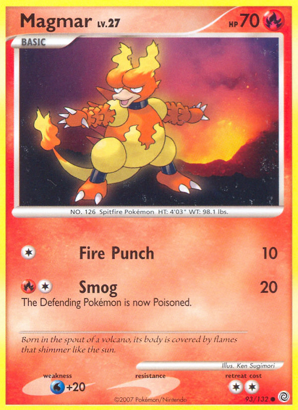 Magmar (93/132) [Diamond & Pearl: Secret Wonders] | Exor Games New Glasgow