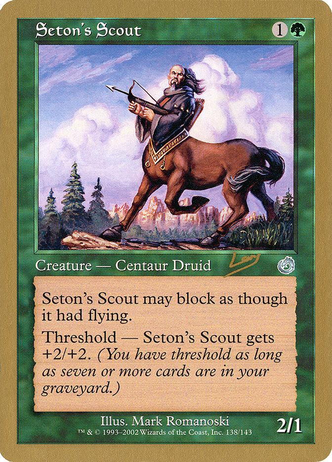 Seton's Scout (Raphael Levy) [World Championship Decks 2002] | Exor Games New Glasgow