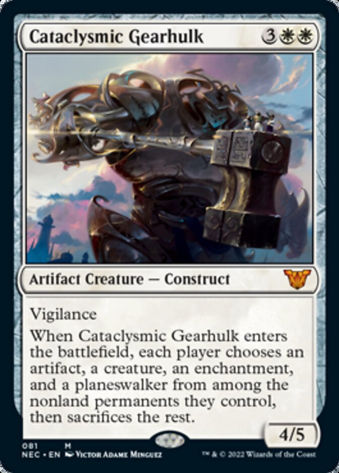 Cataclysmic Gearhulk [Kamigawa: Neon Dynasty Commander] | Exor Games New Glasgow