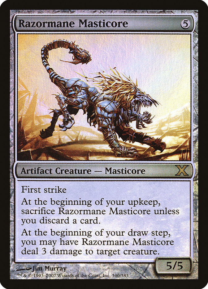 Razormane Masticore (Premium Foil) [Tenth Edition] | Exor Games New Glasgow