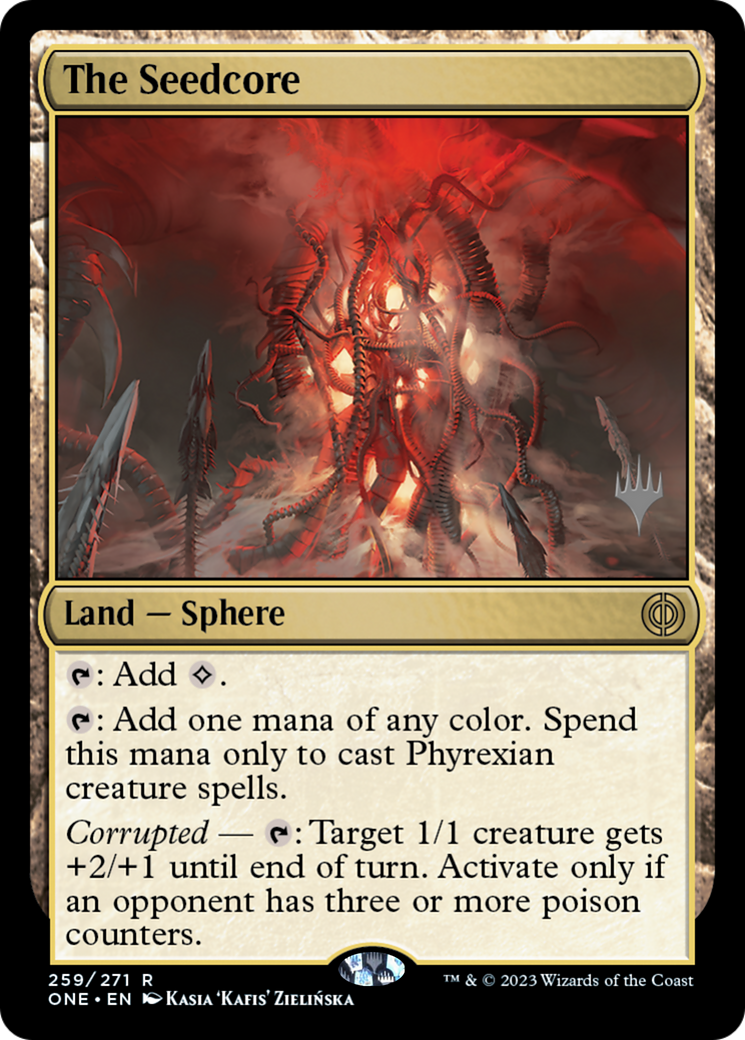 The Seedcore (Promo Pack) [Phyrexia: All Will Be One Promos] | Exor Games New Glasgow