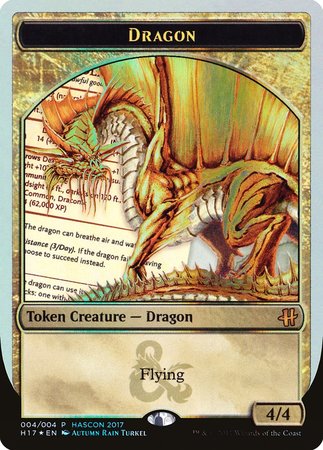 Gold Dragon Token [HasCon 2017] | Exor Games New Glasgow