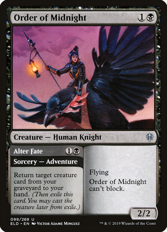 Order of Midnight // Alter Fate [Throne of Eldraine] | Exor Games New Glasgow