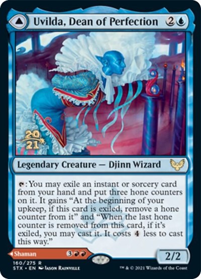 Uvilda, Dean of Perfection // Nassari, Dean of Expression [Strixhaven: School of Mages Prerelease Promos] | Exor Games New Glasgow