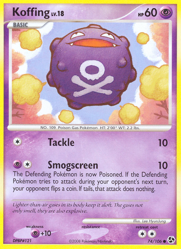 Koffing (74/106) [Diamond & Pearl: Great Encounters] | Exor Games New Glasgow