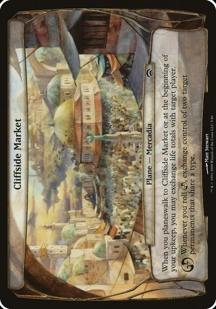 Cliffside Market (Planechase) [Planechase Planes] | Exor Games New Glasgow