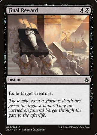 Final Reward [Amonkhet] | Exor Games New Glasgow