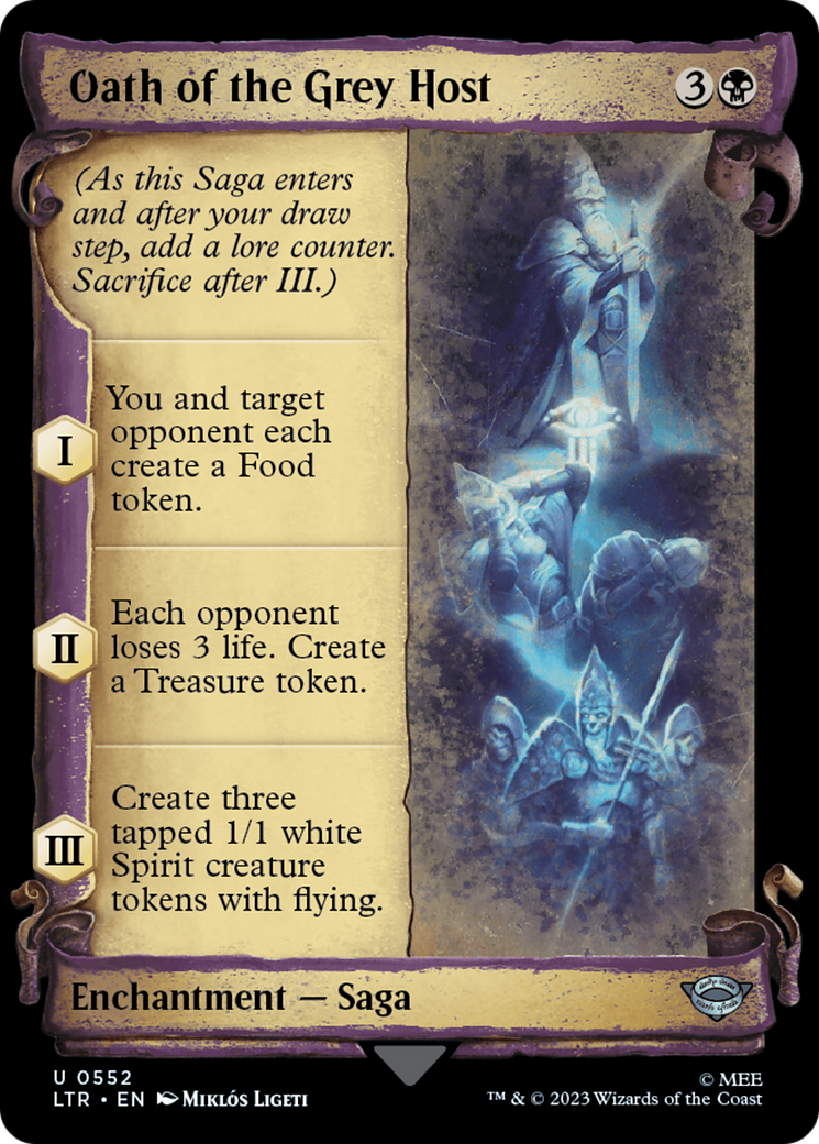 Oath of the Grey Host [The Lord of the Rings: Tales of Middle-Earth Showcase Scrolls] | Exor Games New Glasgow
