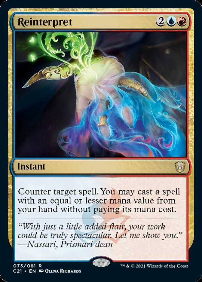 Reinterpret [Commander 2021] | Exor Games New Glasgow