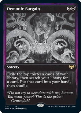 Demonic Bargain [Innistrad: Double Feature] | Exor Games New Glasgow