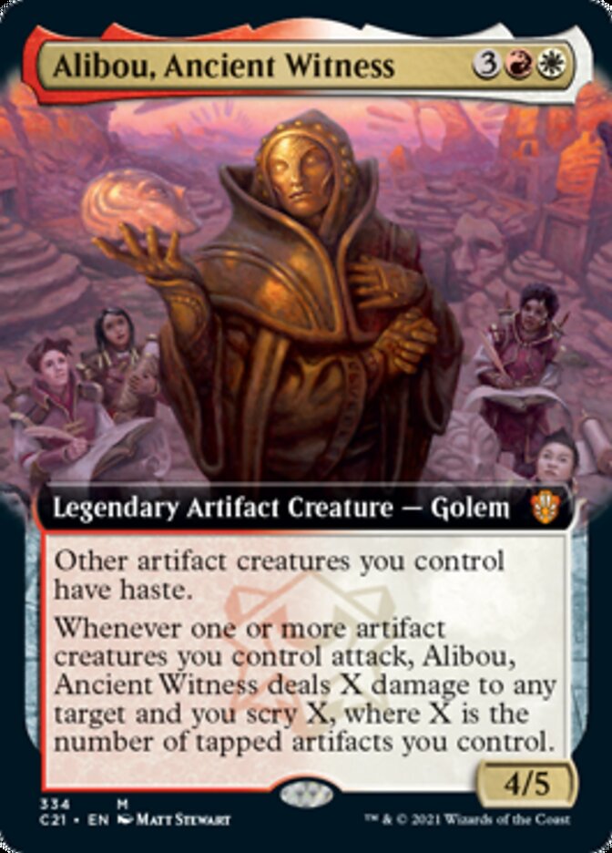 Alibou, Ancient Witness (Extended) [Commander 2021] | Exor Games New Glasgow