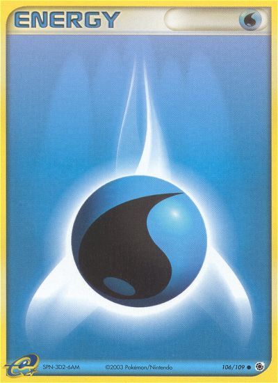 Water Energy (106/109) [EX: Ruby & Sapphire] | Exor Games New Glasgow