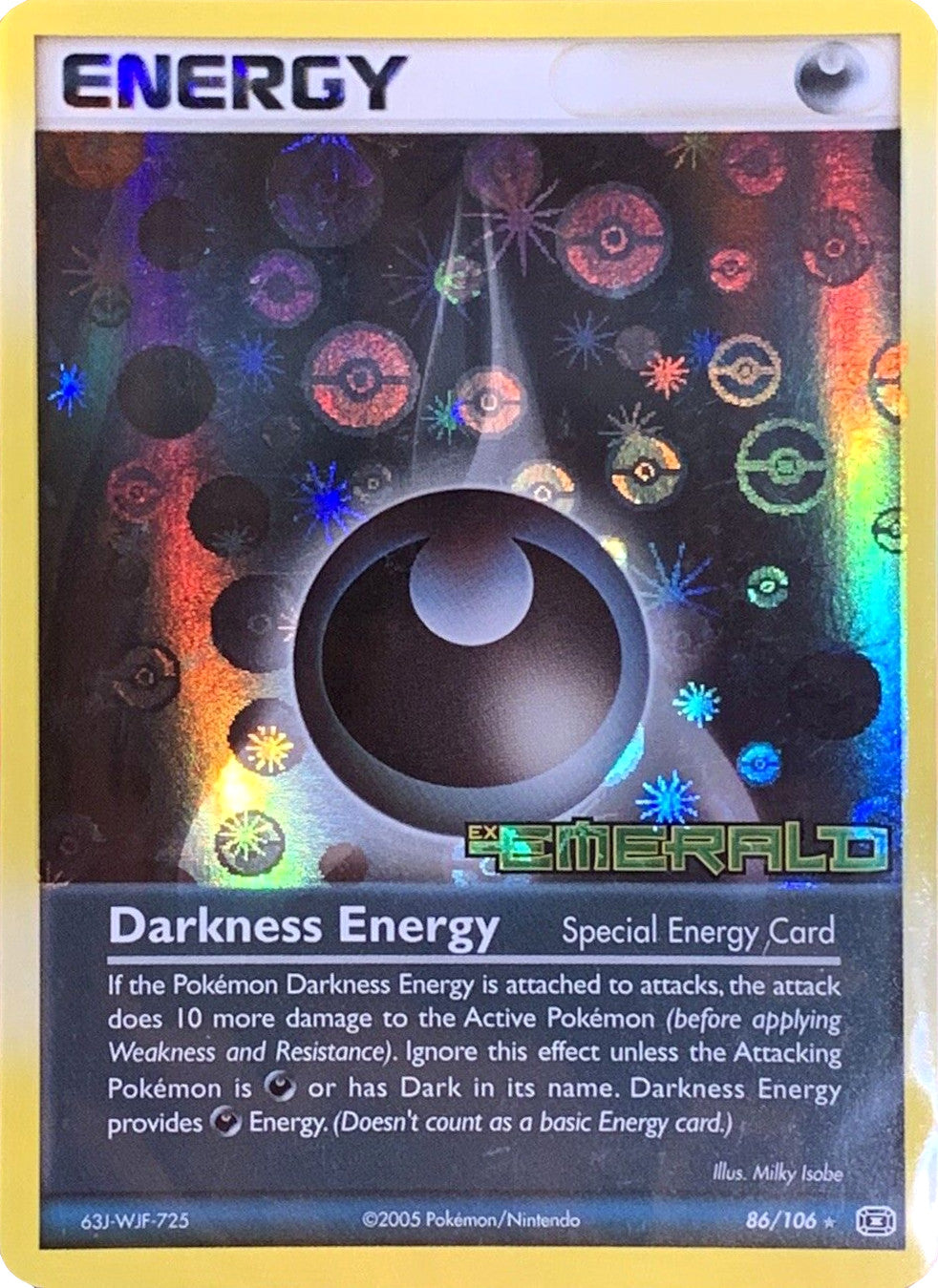 Darkness Energy (86/106) (Stamped) [EX: Emerald] | Exor Games New Glasgow
