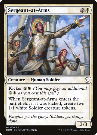 Sergeant-at-Arms [Dominaria] | Exor Games New Glasgow