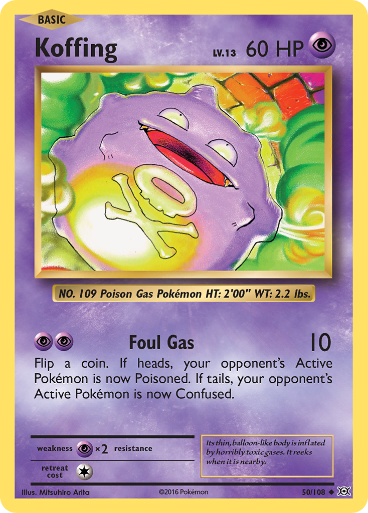 Koffing (50/108) [XY: Evolutions] | Exor Games New Glasgow