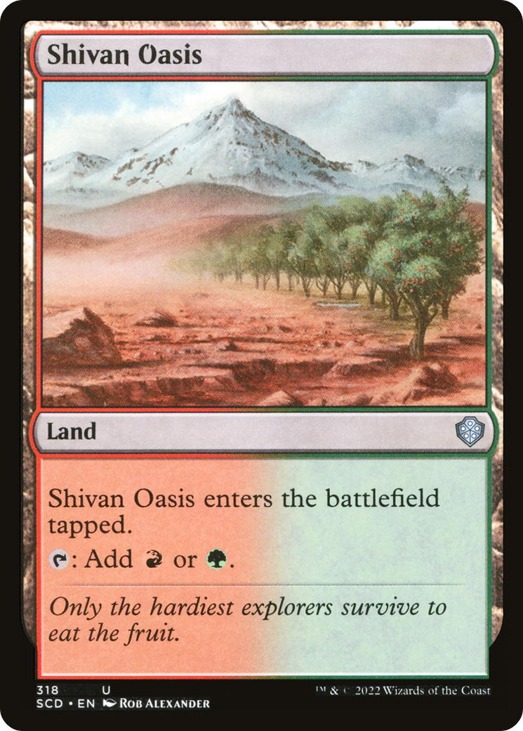 Shivan Oasis [Starter Commander Decks] | Exor Games New Glasgow