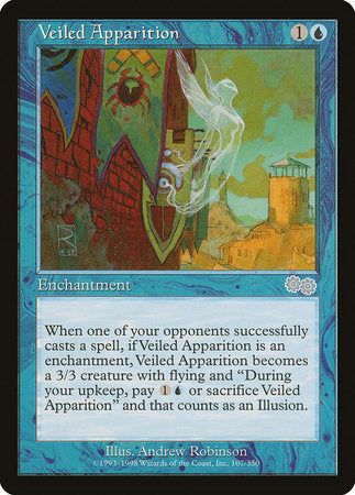 Veiled Apparition [Urza's Saga] | Exor Games New Glasgow