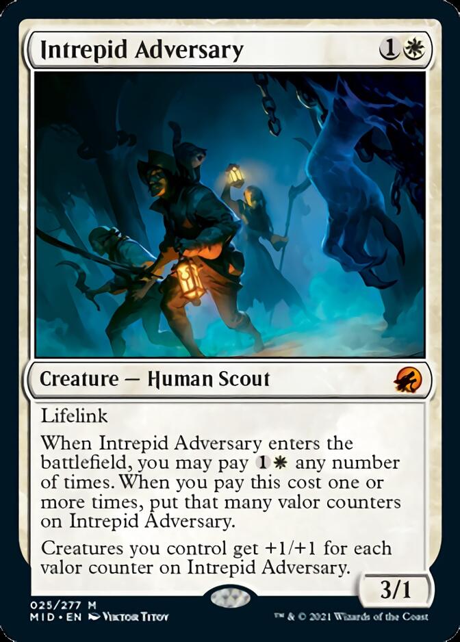 Intrepid Adversary [Innistrad: Midnight Hunt] | Exor Games New Glasgow