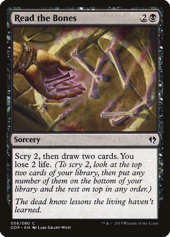 Read the Bones [Duel Decks: Zendikar vs. Eldrazi] | Exor Games New Glasgow