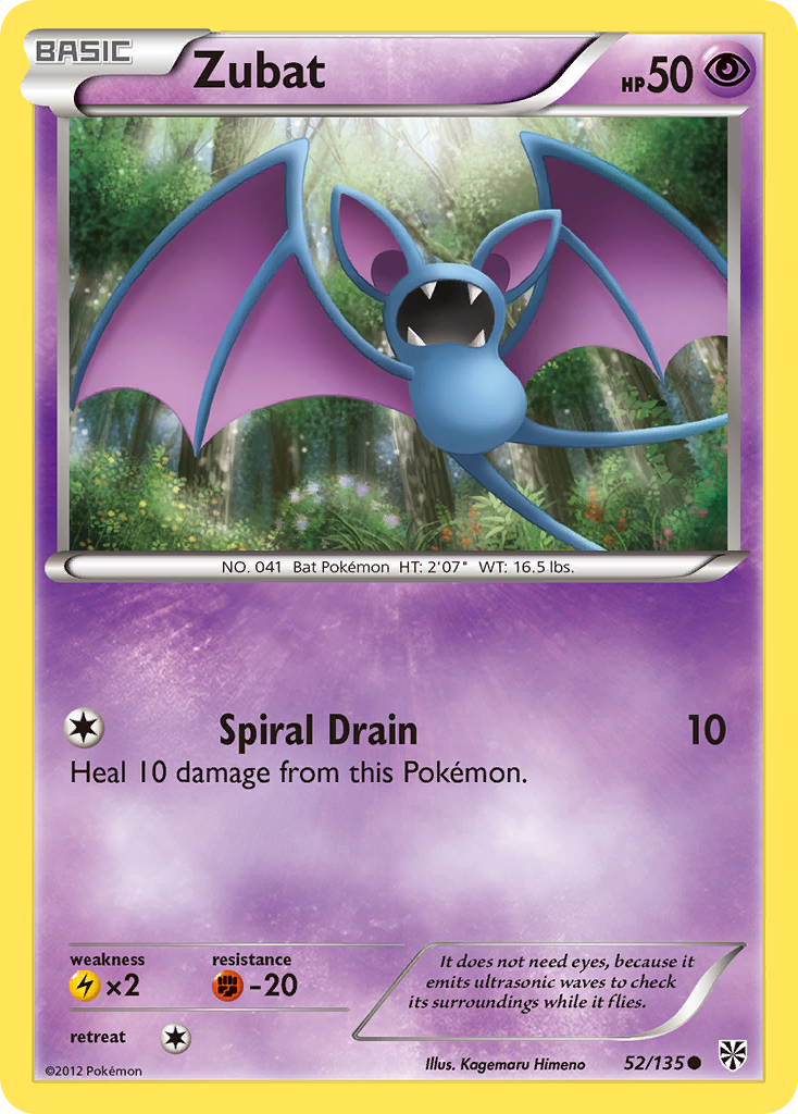 Zubat (52/135) [Black & White: Plasma Storm] | Exor Games New Glasgow